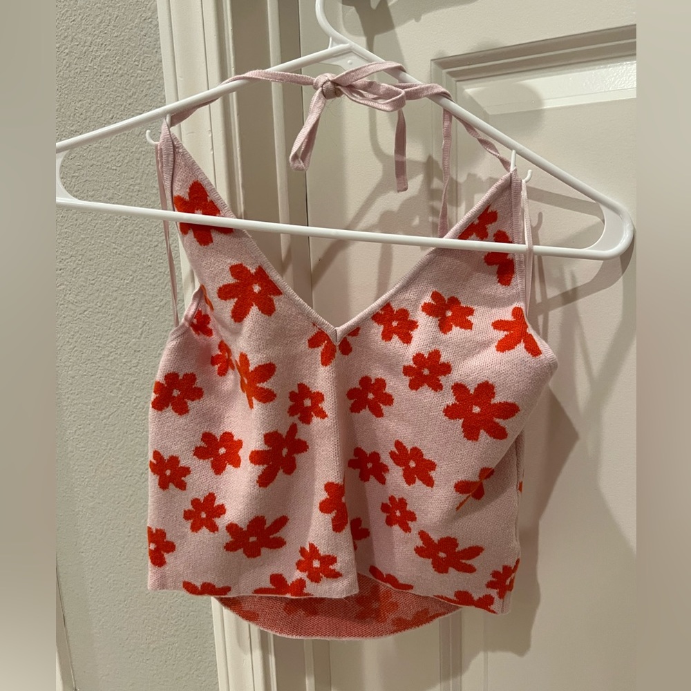 Pacsun floral Halter top